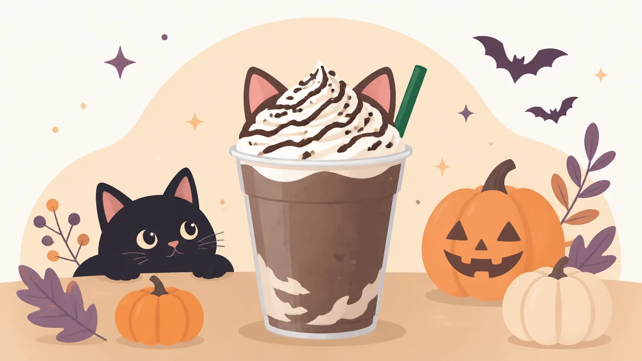 スタバ ハロウィン2026｜猫耳フラペチーノの発売日・値段は？
