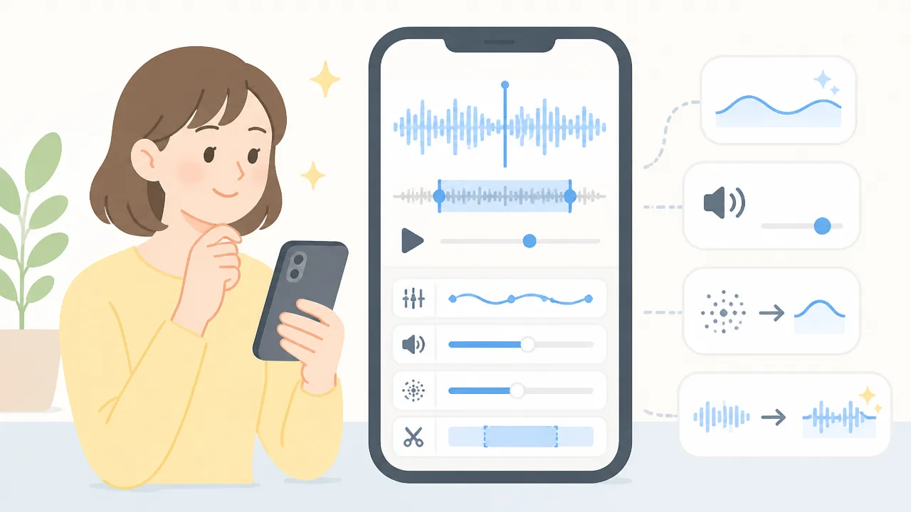 iPhoneのボイスメモをポケットに入れたまま録音する方法とコツ